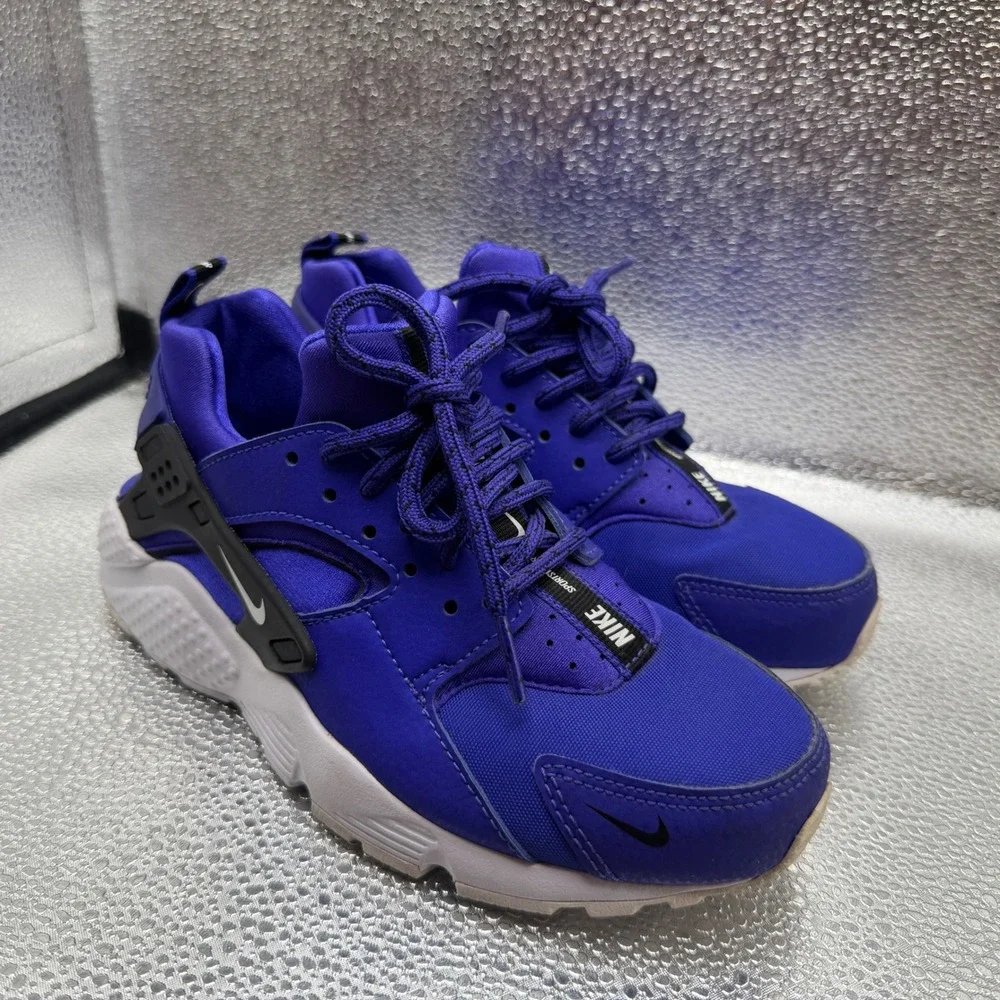 Size 4Y Nike Air Huarache Run GS Kids Blue Excellent Hyper Royal 909143-402
